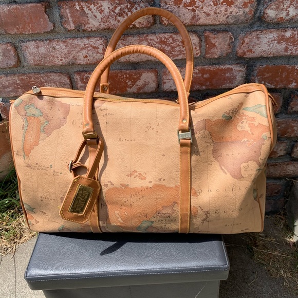 Large Vintage Gitano Map Duffel - Picture 2 of 11